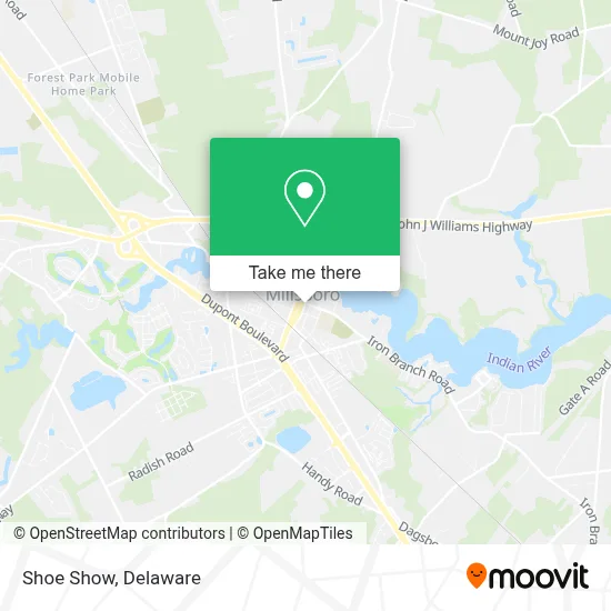 Shoe Show map