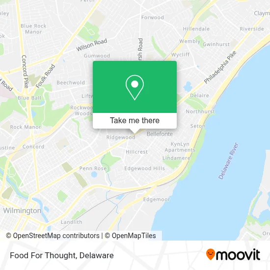 Food For Thought map