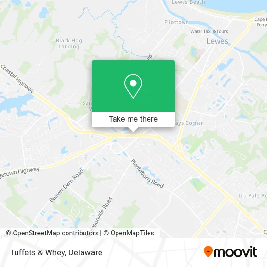Tuffets & Whey map