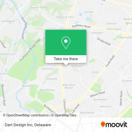 Dart Design Inc map