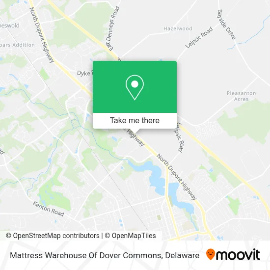 Mattress Warehouse Of Dover Commons map
