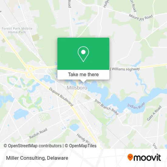 Miller Consulting map