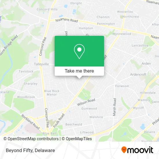 Beyond Fifty map