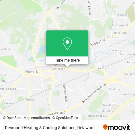 Desmond Heating & Cooling Solutions map