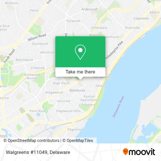 Walgreens #11049 map