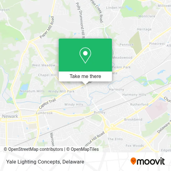Yale Lighting Concepts map