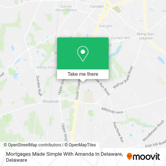 Mortgages Made Simple With Amanda In Delaware map