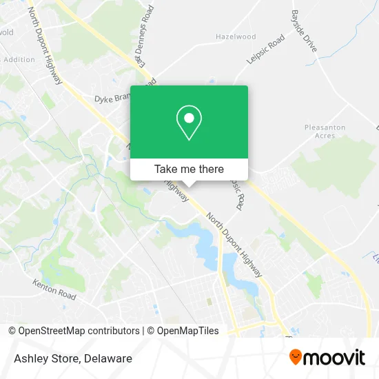 Ashley Store map