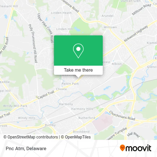 Pnc Atm map
