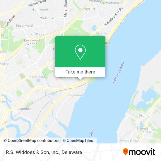 R.S. Widdoes & Son, Inc. map