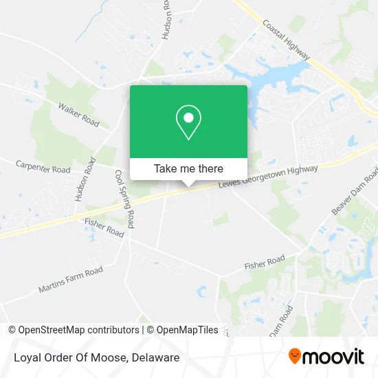 Loyal Order Of Moose map