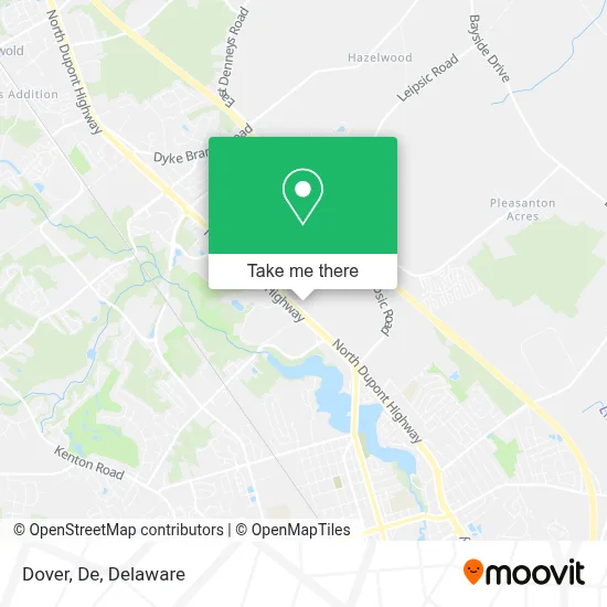 Dover, De map