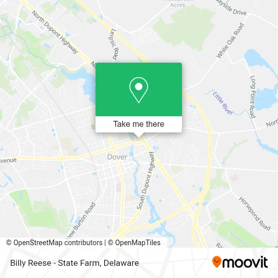 Billy Reese - State Farm map