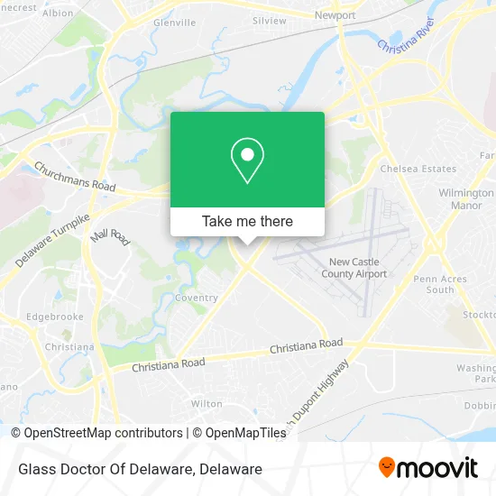 Glass Doctor Of Delaware map