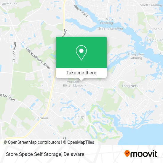 Store Space Self Storage map