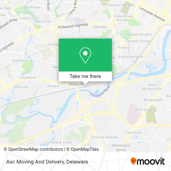 Asc Moving And Delivery map