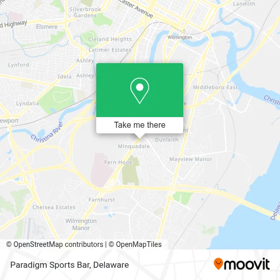 Paradigm Sports Bar map