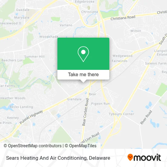 Sears Heating And Air Conditioning map