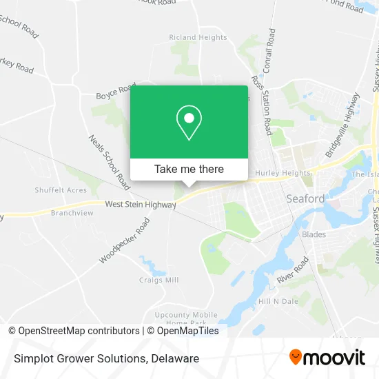 Simplot Grower Solutions map