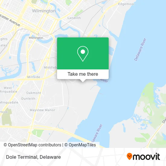 Dole Terminal map