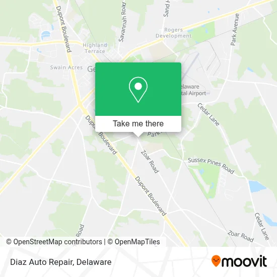 Diaz Auto Repair map