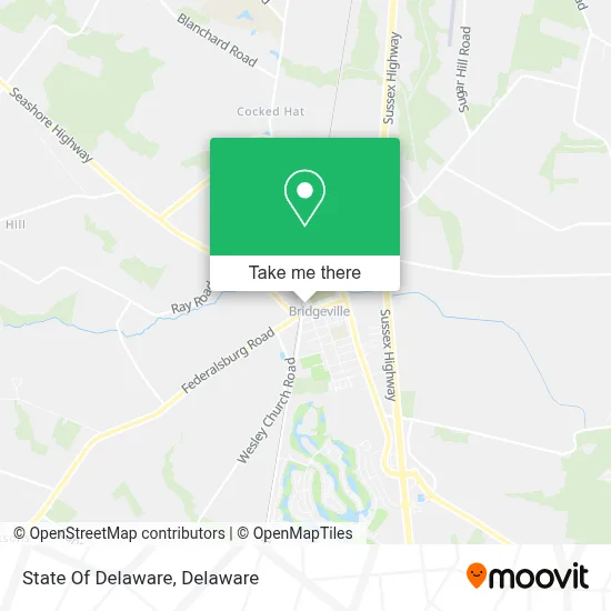 State Of Delaware map
