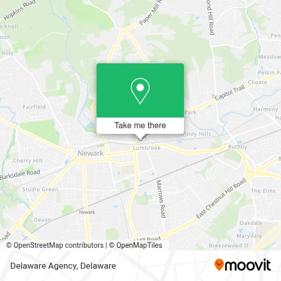 Delaware Agency map