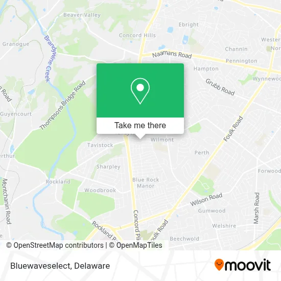 Bluewaveselect map