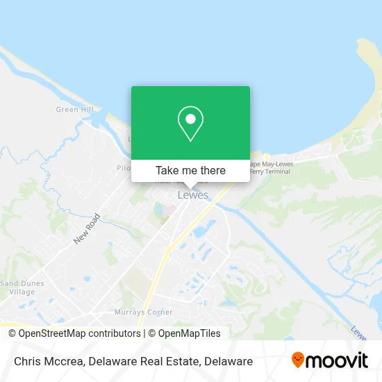 Chris Mccrea, Delaware Real Estate map