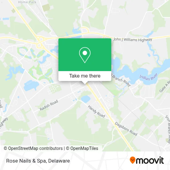 Rose Nails & Spa map
