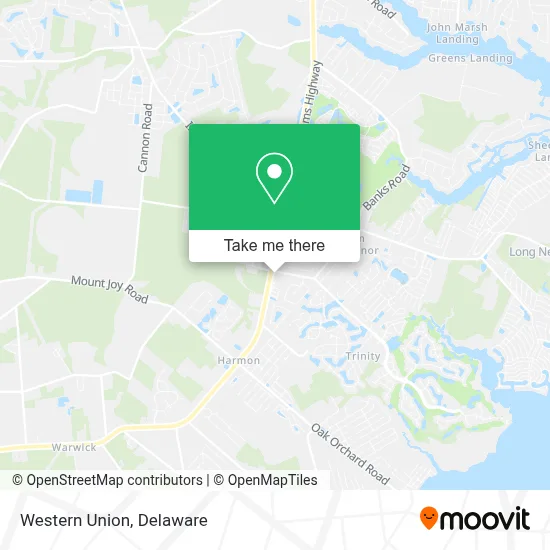 Western Union map