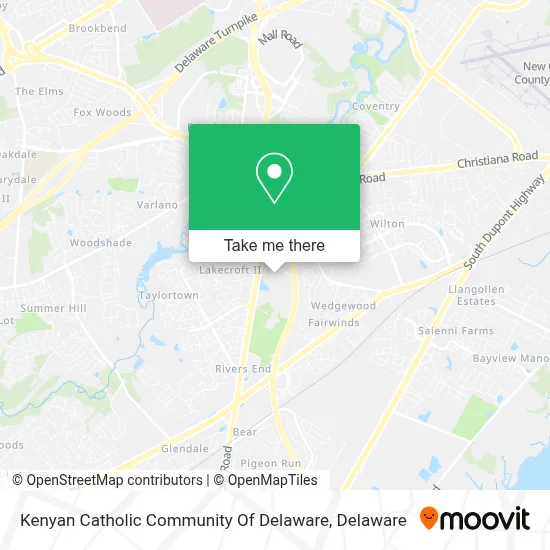 Kenyan Catholic Community Of Delaware map