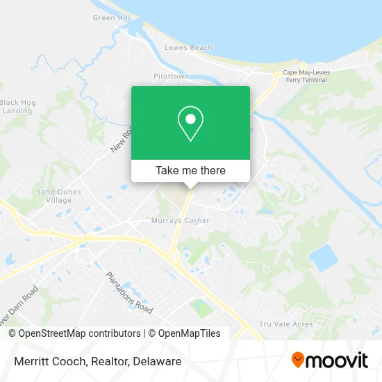 Merritt Cooch, Realtor map