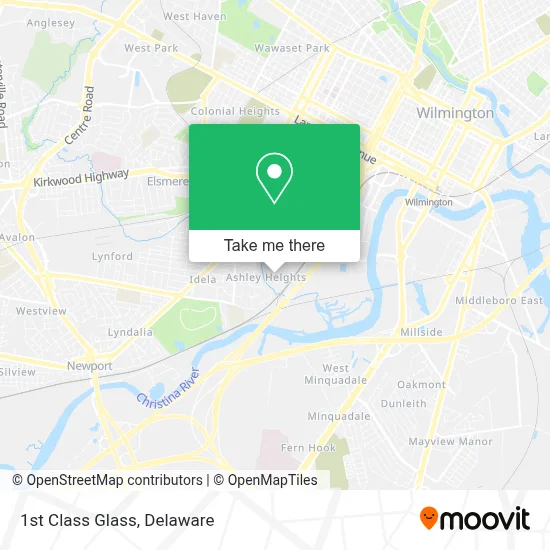 1st Class Glass map