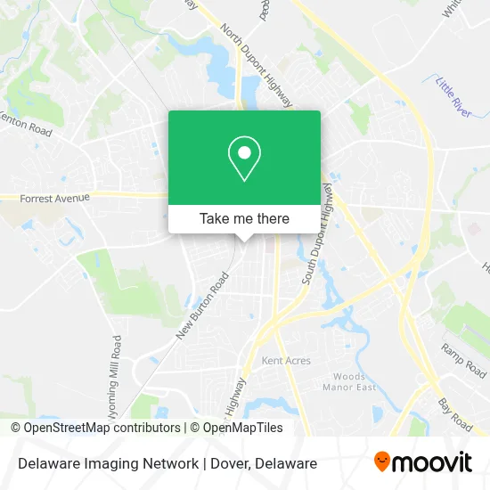 Delaware Imaging Network | Dover map