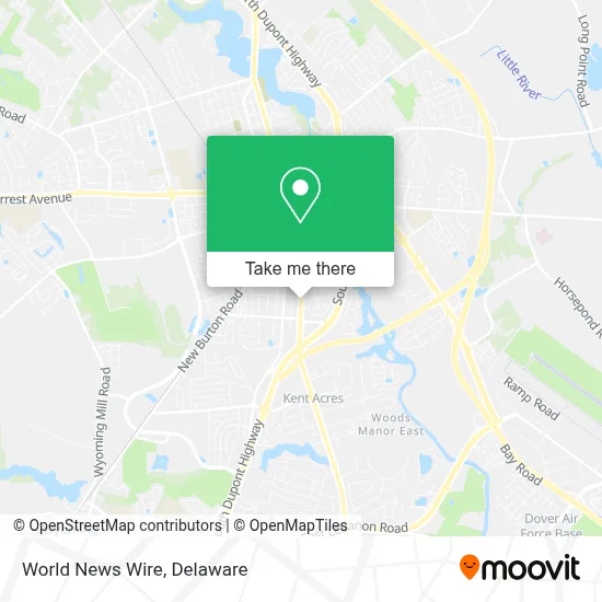 World News Wire map