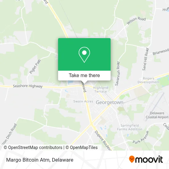 Margo Bitcoin Atm map