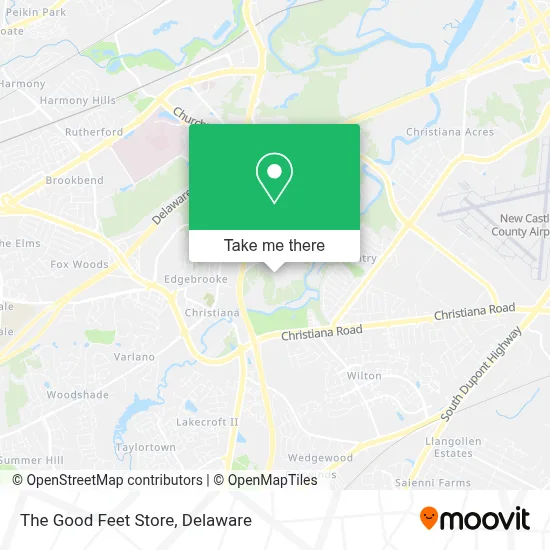 The Good Feet Store map
