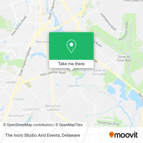 The Ivory Studio And Events map