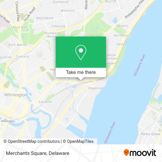 Merchants Square map