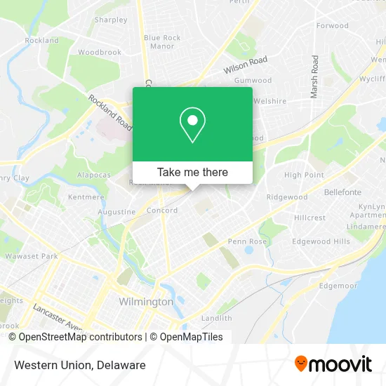 Western Union map