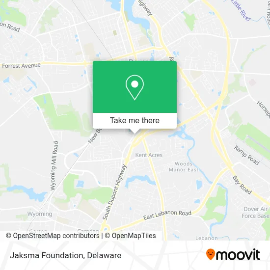 Jaksma Foundation map