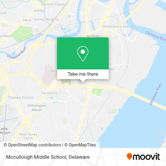 Mccullough Middle School map