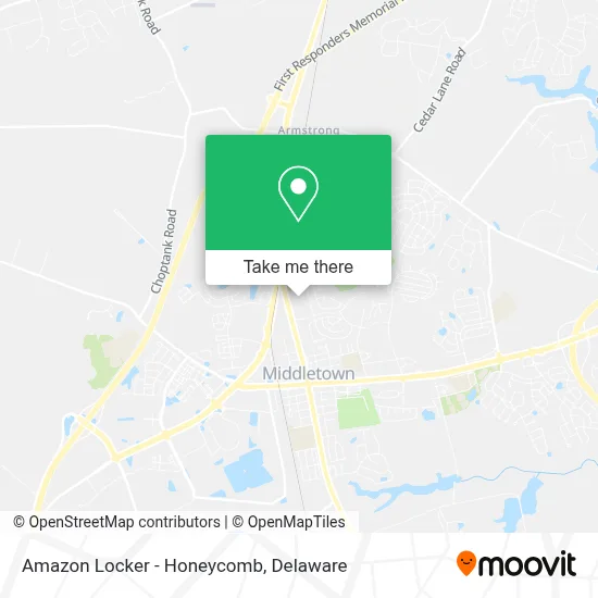 Amazon Locker - Honeycomb map