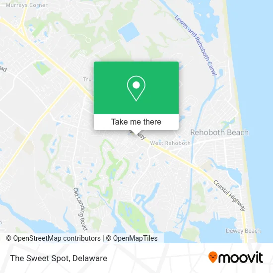 The Sweet Spot map