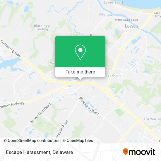 Escape Harassment map
