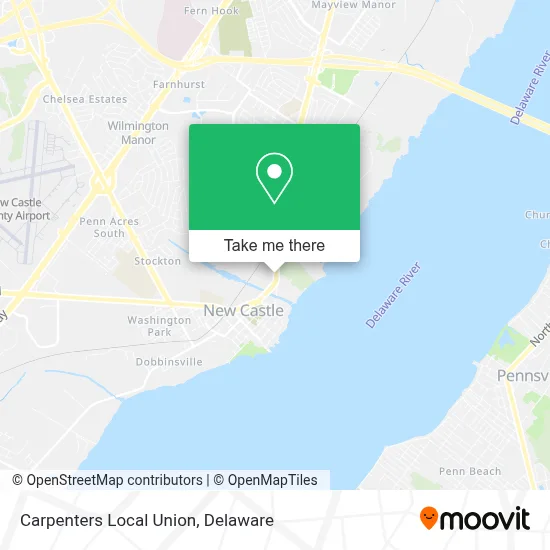 Carpenters Local Union map