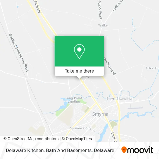 Delaware Kitchen, Bath And Basements map