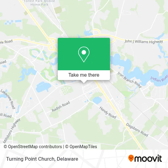 Turning Point Church map
