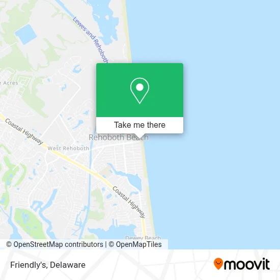 Friendly's map